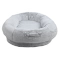 thumbnail image 1 of Dog Bed for Humans, Human Size Dog Bed, Plush Human Size Dog Bed Large Human Dog Bed,Removable Washable Cover Soft Prevent Slip People Pet Bed with Pocket Gradient Gray, 1 of 8