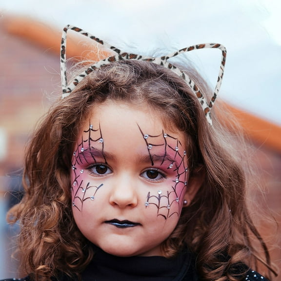 LOLIPPYY 12pcs Plush Cat Ear Headbands for Kids, Soft Non-Scratching Accessories for Carnival Party Fun