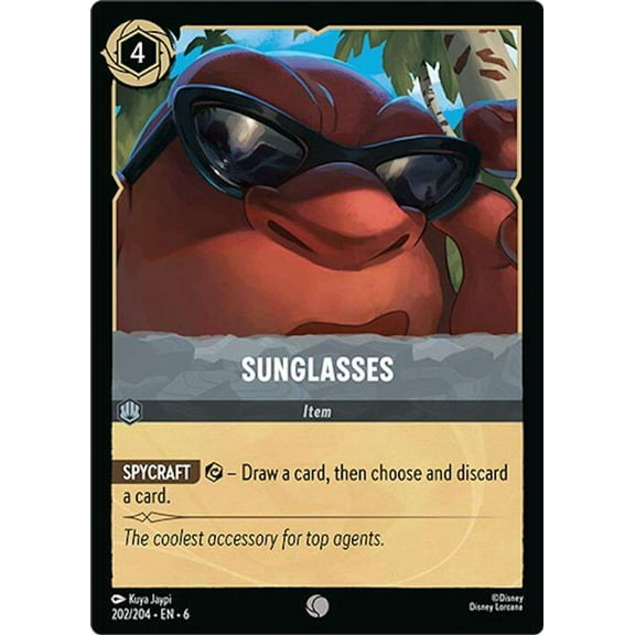 Disney Lorcana Azurite Sea Common Sunglasses #202