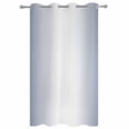 thumbnail image 2 of Outdoor Curtains for Patio Waterproof, Navy Blue Ombre Windproof Pravicy Outside Porch Blackout Curtain, Blue White Gradient Modern Abstract Art Sun Blocking Grommets Curtains for Cabana 54"x84", 2 of 9
