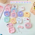 thumbnail image 3 of Estuche para lentes de contacto de Hello Kitty, estuche contenedor para lentes de contacto, estuche Kawaii con pinzas de silicona, Mini caja de bolsillo, 3 of 4