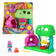 Imaginext DreamWorks Trolls Flower Fun Campsite Playset with Poppy Figure & 4 Play Pieces