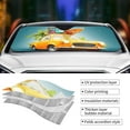 thumbnail image 5 of Disketp Windshield Sun Shade, Car Sun Shade For Front Window Summer Funny Retro Car With Surfboard Sunshades Sun Visor Protector Blocks Uv Rays Foldable, 5 of 9