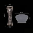 thumbnail image 5 of Visland Nail Art Stamper, Transparent Silicone Jelly Double Head Elastic Non-Deformed Reusable DIY Nail Art Stamper Heads Nail Stamping Tools with Scraper for Women Manicure, 5 of 7