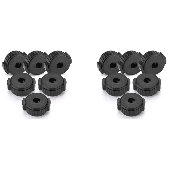 12 PCS Plastic Cymbal Nuts, Nut for Percussion Drum Kit,Percussion Replacement Parts