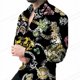 thumbnail image 1 of Camisas de leopardo de lujo para hombre, camisas de moda, camisas hawaianas de manga larga, blusas de playa con cadena dorada, ropa para hombre, Camisa Voion para hombre, 1 of 6