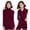 Wine, variant on Vedolay Womens Long Sleeve Tops Solid Color Lightweight Loose Casual Blouses ,L