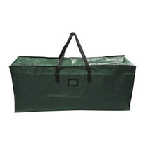 Large Christmas Tree Storage Bag with Zipper, 122x38x50cm Waterproof & Tear-resistant for Imitation Trees, Heavy-duty Carrying Handles & Id Tag for Easy Organization, Perfect for Holiday