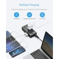thumbnail image 4 of BESTEK Power Adapter 250W, 220V to 110V Step Down Voltage Converter with 4 USB 3 AC Outlets 7 Travel Plug Adapter EU/US/AU/IT/UK/in/South Africa Plug Adapter(Black), 4 of 7