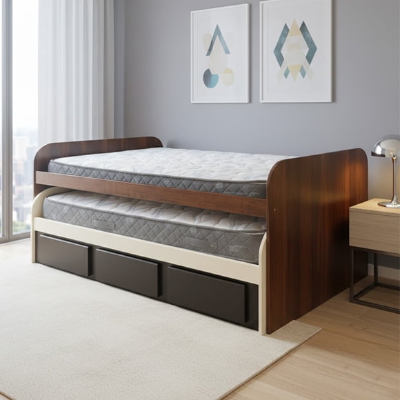 Base de cama nido individual cajones moderna minimalista Reny Reinicia 21 Muebles