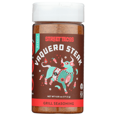 RIEGA Street Tacos Vaquero Steak Grill Seasoning – Flavorful Blend, 6.05 oz (171.5 g)