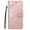 Rosegold, variant on Nalacover For iPhone 12/12 Pro Case,Luxury 360 Protection Embossed Butterfly PU Leather and Soft TPU Flip Kickstand Magnetic Card Wallet Shockproof Protective Cover with Wrist Strap.Rosegold