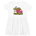 thumbnail image 3 of Inktastic My Uncle is a Firefighter with Fire Truck Girls Toddler Dress, 3 of 5