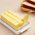 thumbnail image 3 of Butter Cutting Storage Box Refrigerator Storage Case Cheese Fresh keeping Box, 3 of 11