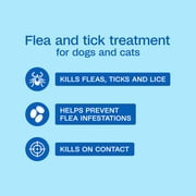 ADAMS Plus Flea & Tick Shampoo with Precor for Dogs & Puppies, Flea Shampoo to Treat Flea Infestations, Kills Ticks, Fleas, Flea Eggs & Lice, Cleans and Conditions Coat, 24 fl oz