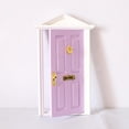 thumbnail image 3 of 1:12 Casa de Muebles en Miniatura de 4 Paneles Exteriormente Nuevo Púrpura Y, 3 of 9