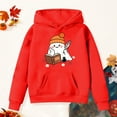 thumbnail image 5 of Ccpelsie Little/Big Girl Sweatshirts Clothes Kids Hoodies with Strings Long Sleeve for Toddler(Red,6-7 Years), 5 of 6