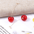 thumbnail image 6 of YANONELRY Cute Sweet Cherry Resin Women Earrings - Y2K Sweet Exquisite Playful Style Trendy Dainty Jewelry - for Women Valentine's Day Earrings Gift, 6 of 7
