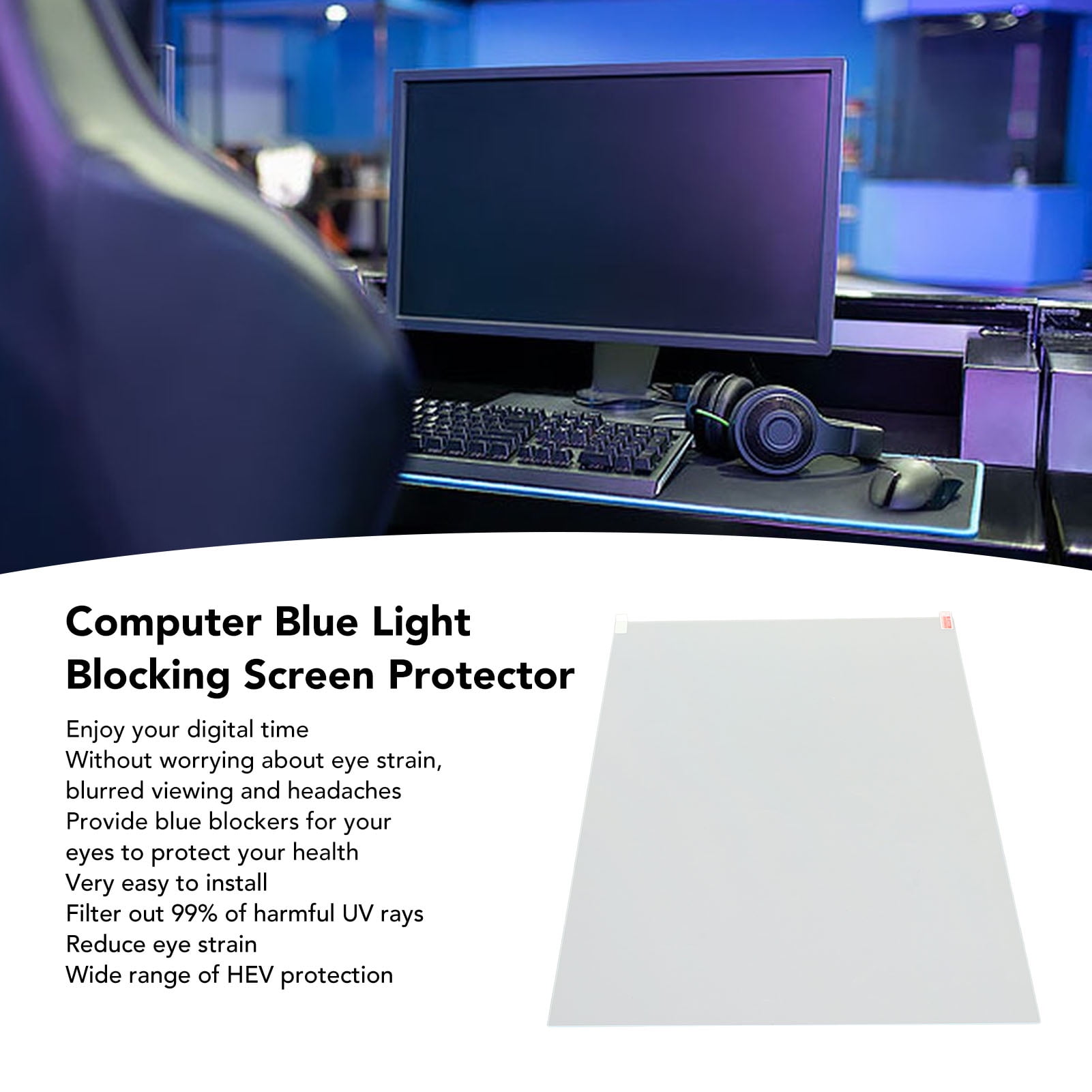 Blue Light Filter Filtre Bleu Ã©ecran Ordinateur Filtre écran Anti