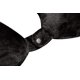 thumbnail image 4 of Almohada para el cuello de microfibra suave con plumas, color negro, 4 of 5
