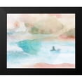 thumbnail image 2 of Stellar Design Studio 24x20 Black Modern Framed Museum Art Print Titled - High Surf 1, 2 of 5