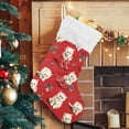 thumbnail image 2 of White Cat Shoes Pattern Christmas Stockings 17.71" Christmas Tree Decoration Fireplace Party Decoration, 2 of 7