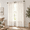 Natural-34"W x 90"L (Pack of 2), variant on Taupe Curta90 Inch Length 2 Panels Set Linen Light Filtering Sheer Brown For Living Room Bedroom Coffee Colored Primitive Drapes P