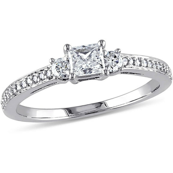 Everly Women's Diamond 10K White Gold Engagement Ring