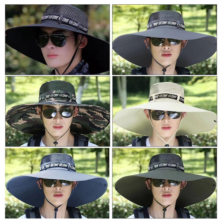 Wide Brim Sun Hat for Outdoor Activities, Polyester-Cotton  display picture 2