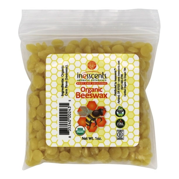 Inesscents Aromatic Botanicals Organic Beeswax Pellets 1 oz