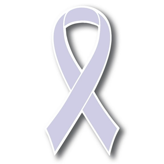 Magnet Me Up Support Esophageal and Stomach Cancer Awareness Periwinkle Ribbon Magnet Decal, Vinyl Automotive Magnet