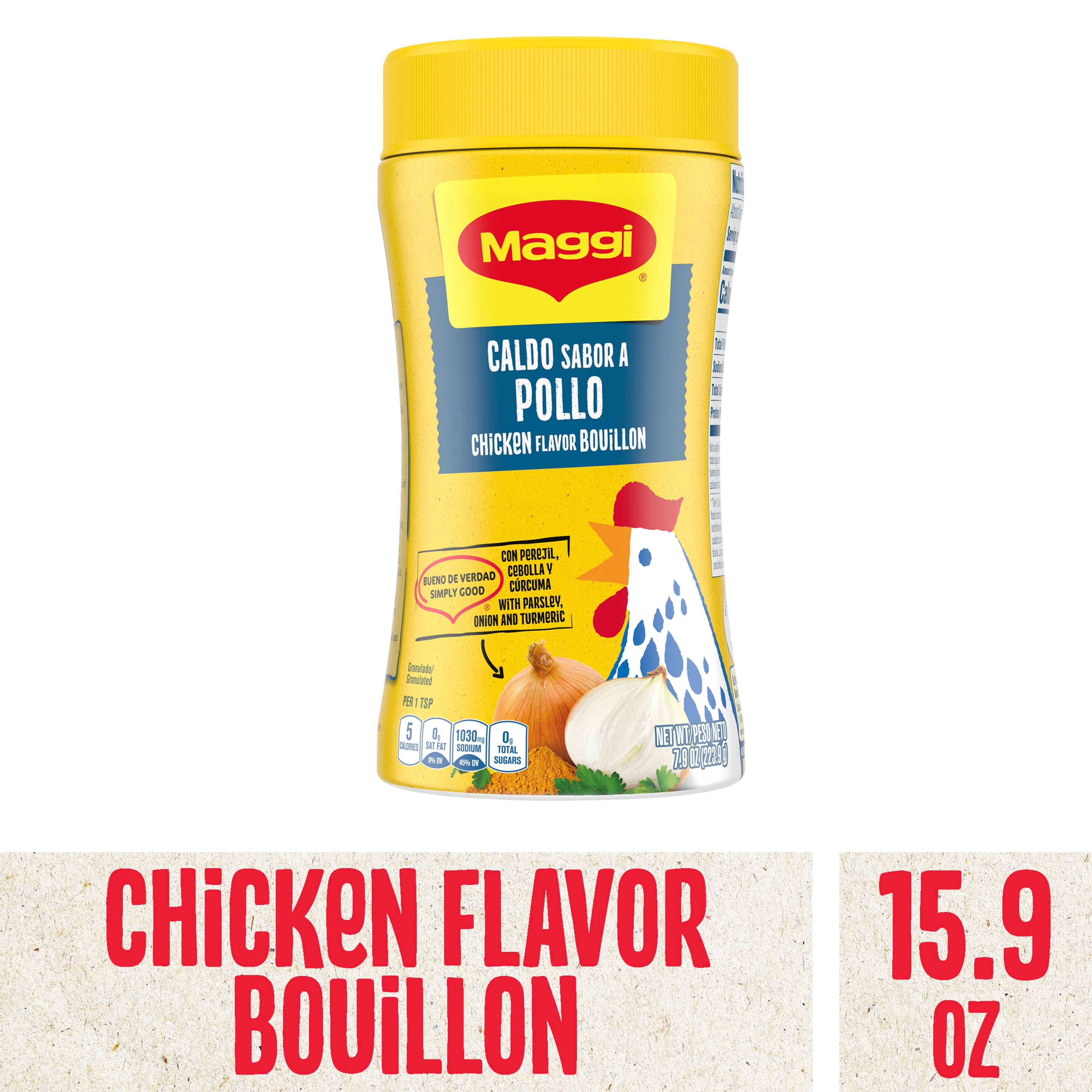 Maggi Granulated Chicken Flavor Bouillon granulated, 7.9 oz