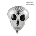 thumbnail image 3 of Globos de calabaza fantasma para Halloween, decoración de Halloween, globo de aluminio con forma de araña, globos de murciélago, suministros para fiestas de Halloween, juguete inflable para niños, 3 of 5