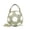 Green, variant on Crossbody Bags for Women Personalized Round Ball Female Bag Chain Basketball Bag All-match Satchel Small Bag White