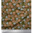 thumbnail image 1 of Soimoi Polyester Crepe Fabric Flower Artistic Print Fabric by Yard 42 Inch Wide, 1 of 3