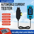 thumbnail image 2 of Automotive Circuit Fault Probe Tester,Portable High-Precision Current Tester, 20A 48V Car Relay Fuse Blade Checker, Built-in Front Light with Blue Backlit LCD Screen, 2 of 9