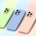 thumbnail image 2 of Funda de teléfono mejorada a prueba de golpes, fina funda de silicona cómoda para la serie 14, iPhone 14plus, color blanco, 2 of 5