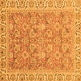 thumbnail image 1 of Ahgly Company Indoor Square Abstract Orange Modern Area Rugs, 6' Square, 1 of 4