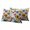 Off White, variant on Palm Trees Outdoor Pillow Covers 20"x12" Set of 2,Waterproof Throw Pillow Covers for Patio Furniture,Green Tropical Plants Summer Forest Scenery Decorative Cushion Pillowcases for Garden Couch Sofa
