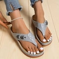 thumbnail image 3 of 2023 nuevas chanclas planas para mujer, zapatillas antideslizantes, cuñas gruesas sólidas, sandalias femeninas de verano para playa, zapatos casuales y cómodos para mujer, 3 of 5