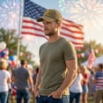 thumbnail image 3 of 250th Anniversary Cap Vintage Washed Embroidered USMC Hat 250 Years of Honor Adjustable Patriotic Baseball Cap, 3 of 5