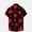 Red, variant on Aimik Mens Valentine'S Day Printed Single Pocket Shirt Casual Loose Pocket Shirts