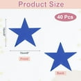 thumbnail image 2 of 40 Pcs Blue Stars Cutouts, 6 Inch Double Printed Paper Stars Cutout, 2 of 6