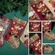 thumbnail image 2 of Gibobby Calcetines decorativos navideños Artículos navideños Colgando Bolsa de dulces navideños Bolsa de regalo(B), 2 of 5
