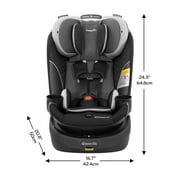 Evenflo Revolve360 Slim 2-in-1 Rotating Car Seat, Cambridge, Black/Gray