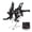 Black, variant on Arashi (Version 2.0) Adjustable Rearsets for Yamaha YZF R3 R25 YZF-R3 YZF-R25 2015 - 2023 (non-U.S.model) Motorcycle Racing Foot Pegs Footrest Black 2016 2017 2018 2019 2020