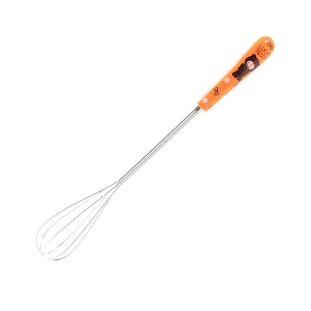 Egg Beater Garget Mixer Stainless Steel Manual Whisk for Eggs Mini Kitchen Tool Dining & Bar Durable Cooking Accessory
