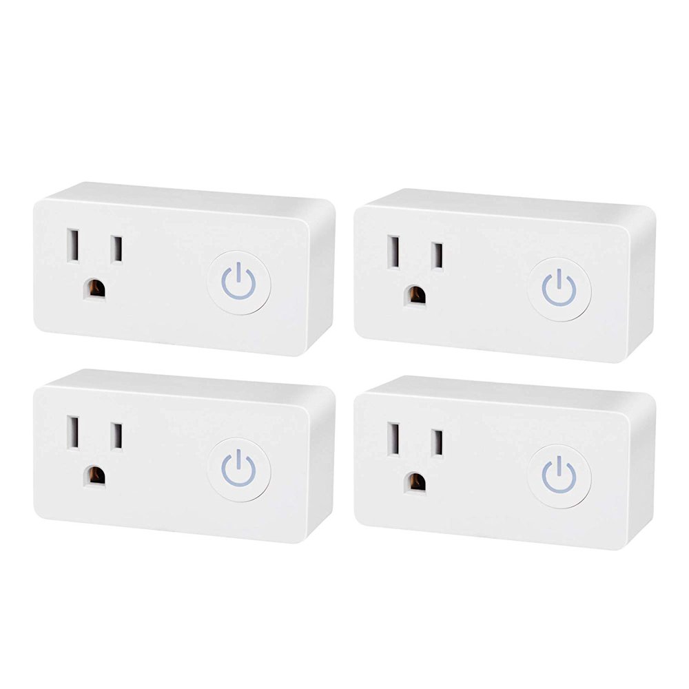BNLINK 4 Pack Smart WiFi Plug Outlet with Energy Monitoring and Timer