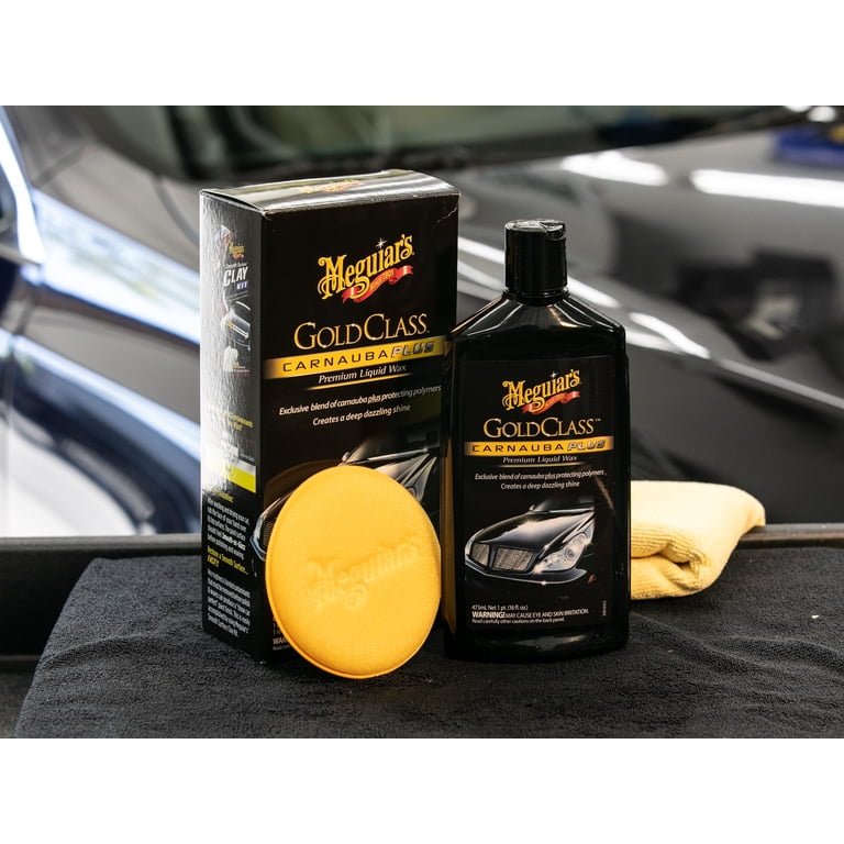 Meguiar's Gold Class Premium Liquid Wax, Carnauba Plus, Long