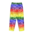 thumbnail image 5 of Haiem Colorful Tie Dye Women's Pajama Pants Ultra Lightweight Pjs Bottoms Sleepwear Bottom Pants With Pocket Drawstring-XX-Large, 5 of 7